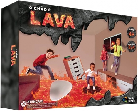 JOGO O CHÃO É LAVA - PAIS & FILHOS