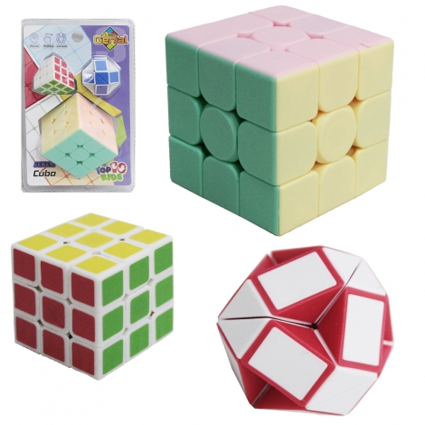 CUBO MAGICO MALUCO GRANDE/PEQUENO GENIAL TOP KIDS C/3 PCS