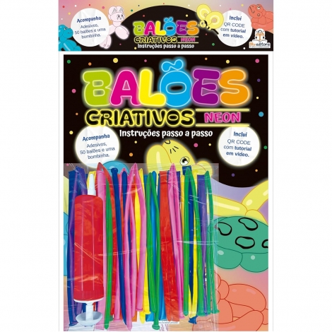 MEU KIT DE BALÕES CRIATIVOS - NEON