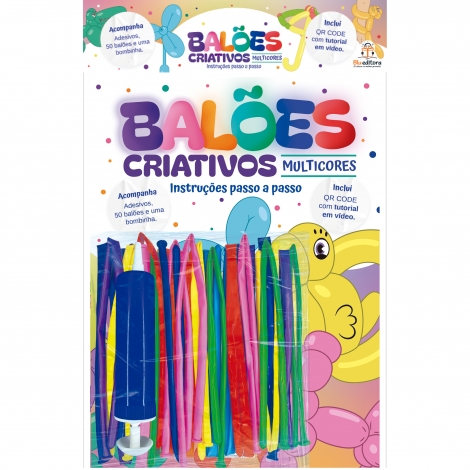 MEU KIT DE BALÕES CRIATIVOS - MULTICORES