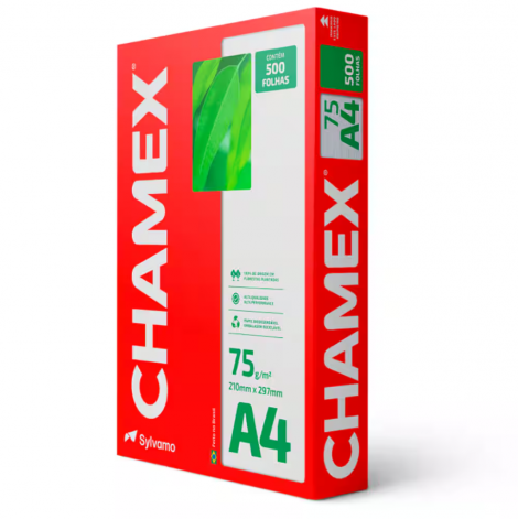 SULFITE A4 CHAMEX - 500 FOLHAS