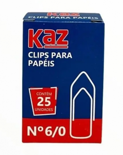CLIPS 6/0 KAZ - 25 UNIDADES