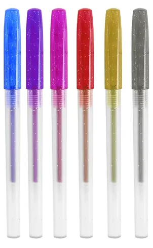 CANETA DE GEL GLITTER BAZZE