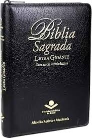 BÍBLIA SAGRADA COM LETRA GIGANTE - PRETA