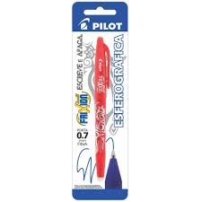 CANETA PILOT ESCREVE E APAGA FRIXION - VERMELHA