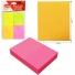 BLOCO DE ANOTACAO STICKER ADESIVO RETANGULAR COM 400 FOLHAS COLORS 5,1X3,8CM