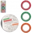 FITA ADESIVA MARCA TEXTO COLORS COM 3 PECAS