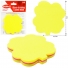 BLOCO DE ANOTACAO STICKER ADESIVO TREVO 80 FOLHAS COLORS 7X6,5CM
