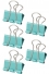 PRENDEDOR DE PAPEL VERDE ÁGUA- 5 UNIDADES