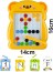 MINI LOUSA MAGNÉTICA INFANTIL COM CANETA E CARTAS-GUIA, BRINQUEDO EDUCATIVO PORTÁTIL, COORDENAÇÃO MOTORA