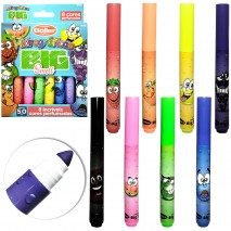 CANETA HIDROGRAFICA/HIDROCOR BIG SMEEL PERFUMADA FRUTAS COM 8 PECAS